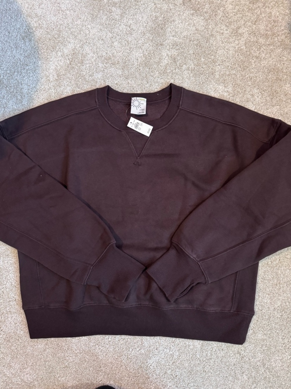 Offline by Aerie Cloud Fleece Classic Length Crewneck Sweatshirt